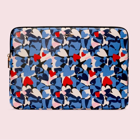 Kate Spade Sylvia heart party laptop case - Picture 2 of 8